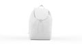 3d rendering of a white cotton bag isolated on a white background Royalty Free Stock Photo