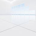3d rendering of white tile floor for background Royalty Free Stock Photo