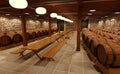 3D Rendering Wine Hall