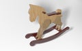 3d rendering Wooden rocking horse