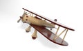 3d rendering wooden toy plane