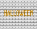 3D RENDERING WORDS HALLOWEEN