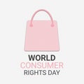3D rendering World Consumer Rights Day concept