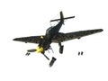 3D rendering of a world war two german dive bomber diving
