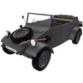 3d Rendering of a WW2 German Kubelwagon