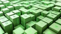 A 3D representation of machine code and software compiler. The flow of binary code in blockchain cyberspace. The domain Royalty Free Stock Photo
