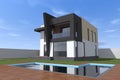 3d modern house design exterior