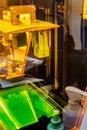 3d resin printer in interior showroom Royalty Free Stock Photo