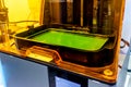 3d resin printer in interior showroom Royalty Free Stock Photo