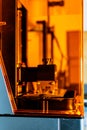 3d resin printer in interior showroom Royalty Free Stock Photo