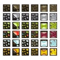 Old school tile sets for video game