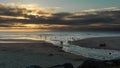 D River Beach in Lincoln City Oregon Royalty Free Stock Photo