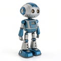 Robot standby 3D icon illustration