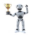 3d Robot wins the gold cup trophy