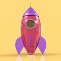 3D Rocket Background