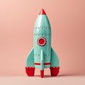 3D rocket model set against a backdrop, symbolizing the limitless possibilities of space exploration.