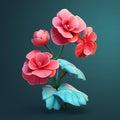 3d Roses Playful Still Life Inspired By Ancient Chinese Art