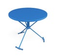 3d round plastic table Royalty Free Stock Photo