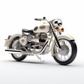 3d Royal Enfield Motorcycle In Dieselpunk Style