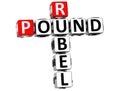 3D Rubel Pound Crossword