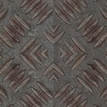 3d rusty metallic surface steel seamless pattern