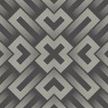 3d Sacred Geometry Background. Abstract Aztec Pattern