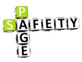 3D Safety Page Crossword