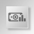 3D sales icon Business Concept