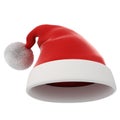 3d Santa Claus red hat Royalty Free Stock Photo