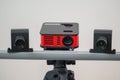 3D scanner device. Equipment for construct digital three dimensional models Royalty Free Stock Photo