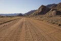 The D707, scenic road through the Tiras mountains, Namibia Royalty Free Stock Photo