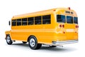 3d school bus Royalty Free Stock Photo