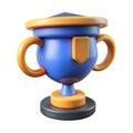 3D School Trophy Icon Royalty Free Stock Photo