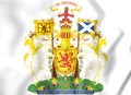 3D Scotland Royal Coat of Arms.