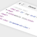 3D Website Code inspector console inspecting website elements with HTML code
