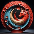 3D sculpture design abstract pottery can bring a unique and modern twist to traditional Lunar New Year decorations.