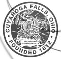 3D Seal of Cuyahoga Falls Ohio, USA.