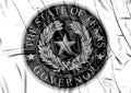 3D Seal of Governor of Texas, USA