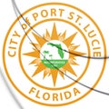 3D Seal of Port St. Lucie Florida, USA.