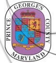 3D Seal of Prince George`s County Maryland, USA.