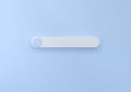 3D search bar with empty space for text, search engine template on blue background. 3D render, 3D illustration