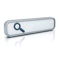 3D search bar UI icon Royalty Free Stock Photo