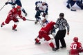 D. Semin (42) on face-off