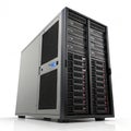 3D server unsafe isolated on transparent background