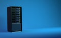 3d servers render black blue Royalty Free Stock Photo