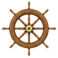 3d Ships wheel Royalty Free Stock Photo