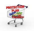 3d shopping cart trolley protection plan