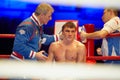 D.Shved Dinamo Moscow in red corner of ring