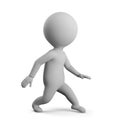 3D small man - slink Royalty Free Stock Photo
