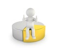 3d small people - best part Royalty Free Stock Photo